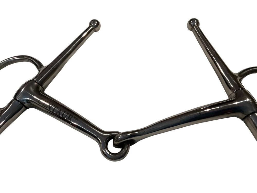 Centaur Full Cheek Single Joint Snaffle Bit 6”