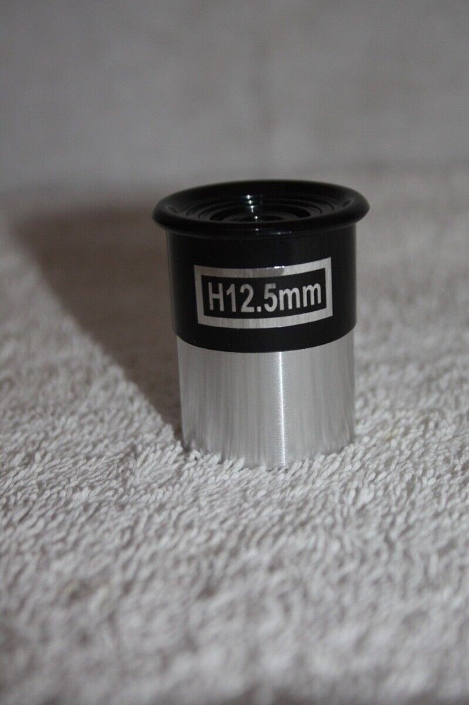 1.25" H12.5  12.5mm Telescope Eyepiece with Filter Threads & Plastic Case - NEW
