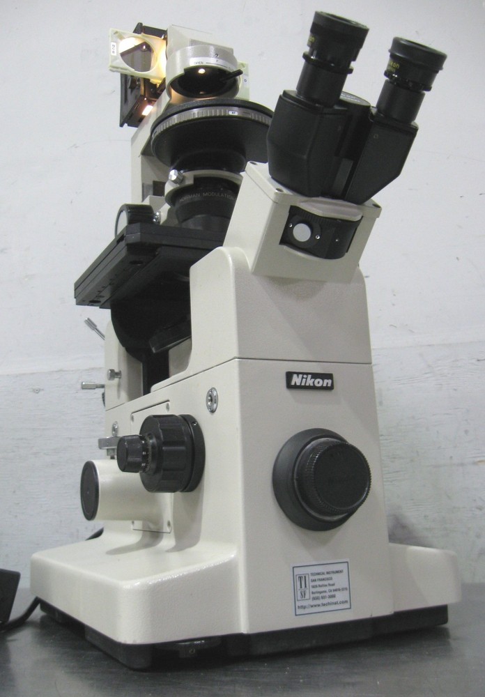 C200645 Nikon Diaphot Inverted Microscope, Hoffman Modulation Contrast, Epi-Ill