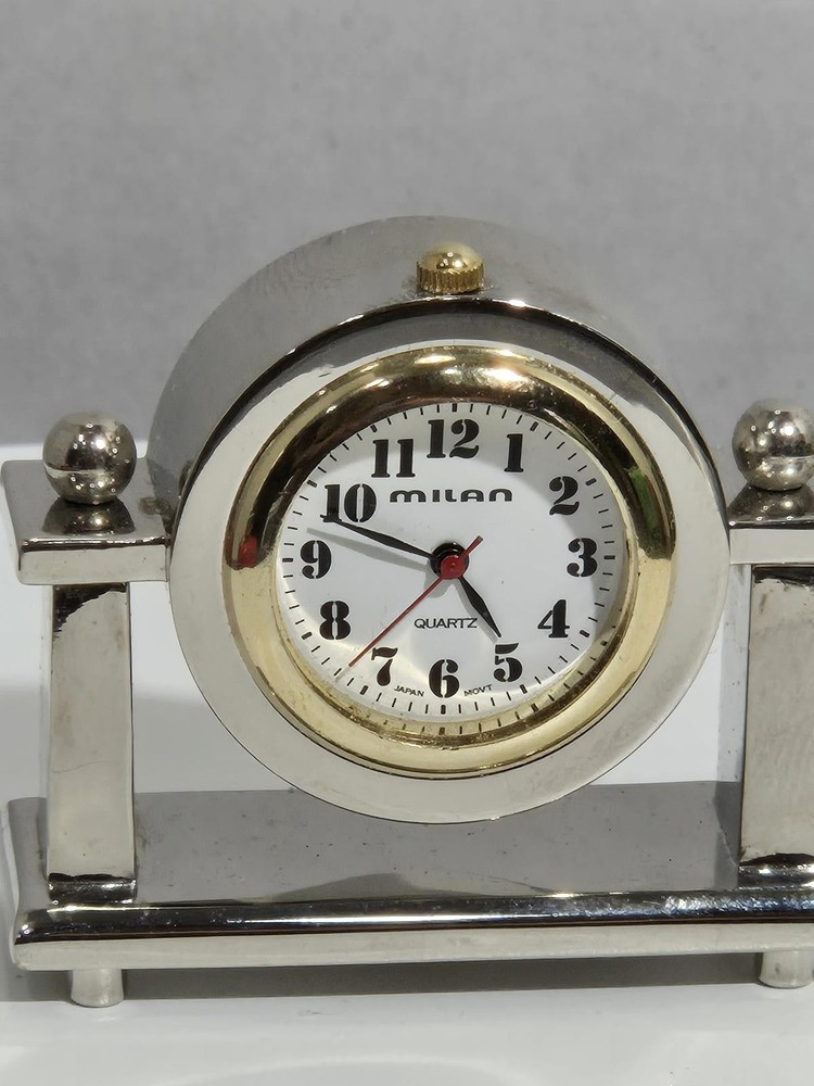 Milan Miniature Quartz Desk Clock