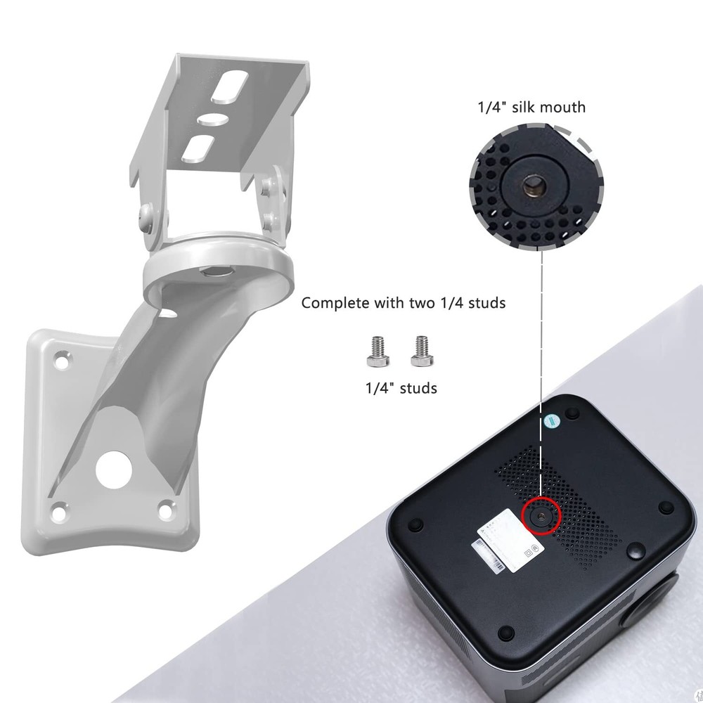 Mini Projector Wall Mount/projector Hanger/cctv Security Camera Housing Mounting