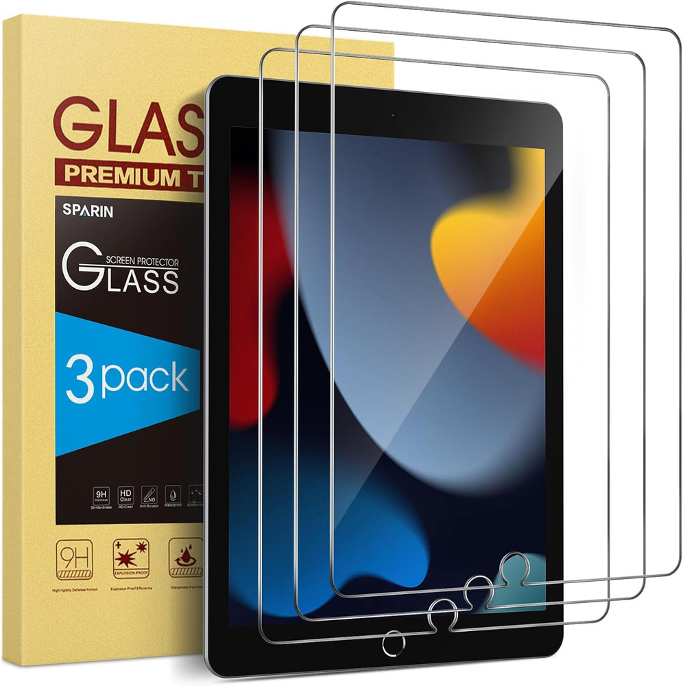 3 Pack Screen Protector for Ipad 9Th 8Th 7Th Generation 10.2 Inch (2021/2020/201