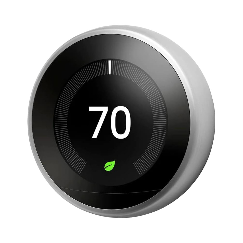 Stainless Steel Nest Learning Thermostat