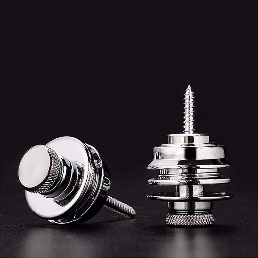 Chrome Flat Head Skidproof Strap Locks Heavy Duty