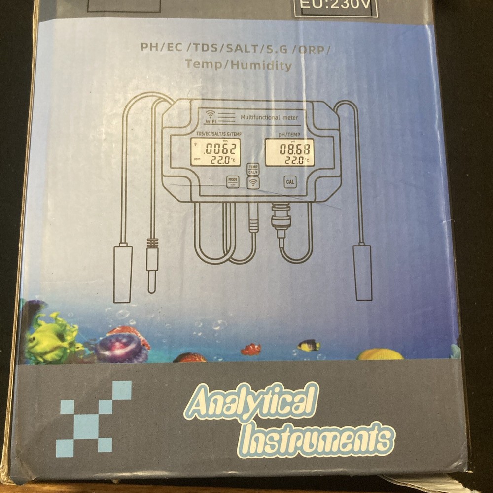 analytical instruments eu-230v wifi 6 in 1 water meter See Notes