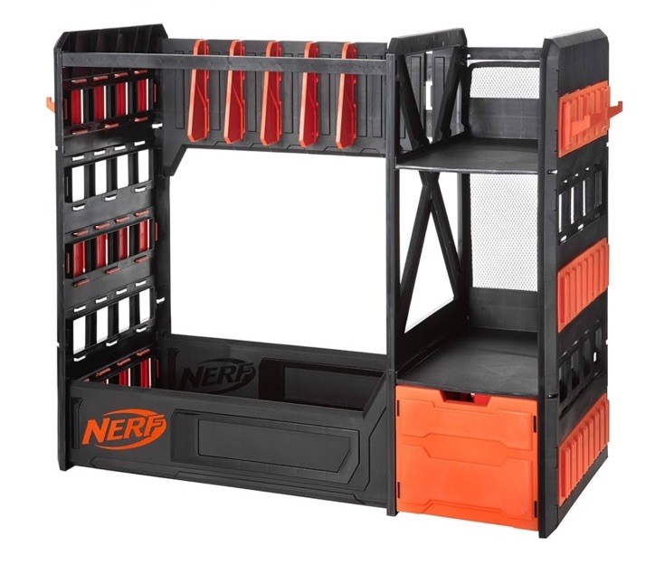Nerf Elite Blaster Rack  Storage for up to Six Blasters