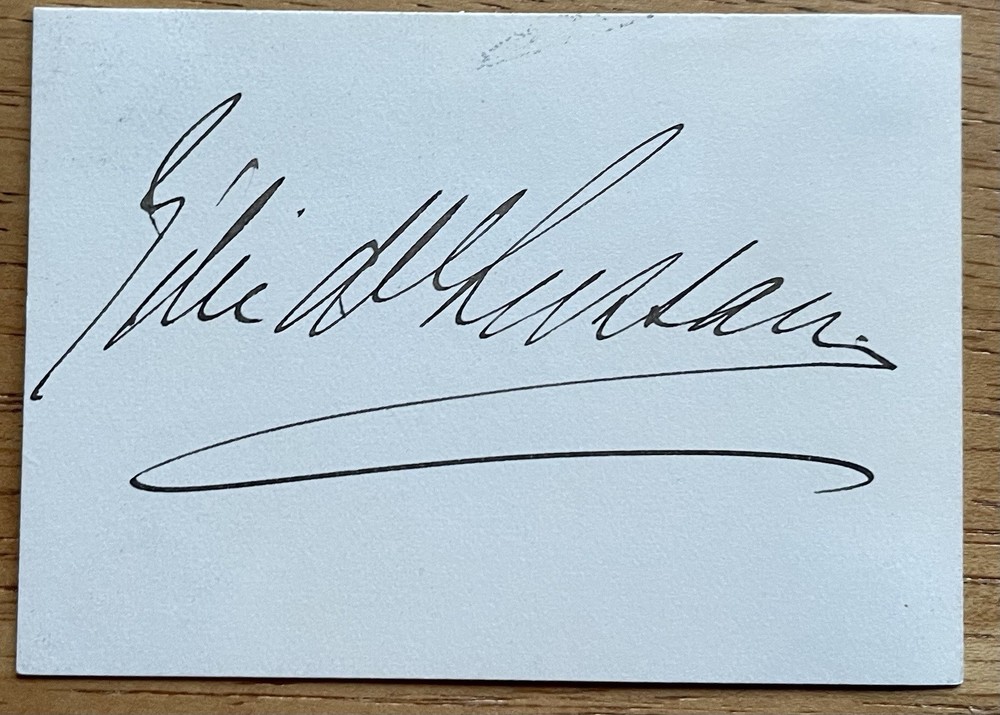 Opera Singer Zelie de Lussan Autograph