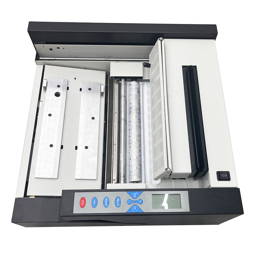 Electric Hot Melt Gluing Binding Machine w LCD Display & Fault Detection System