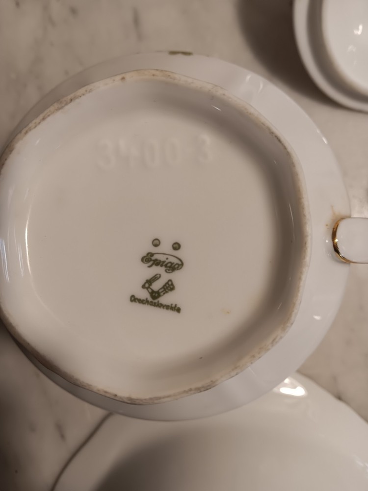 5pc EPIAG CZECH Porcelain Serving Pcs