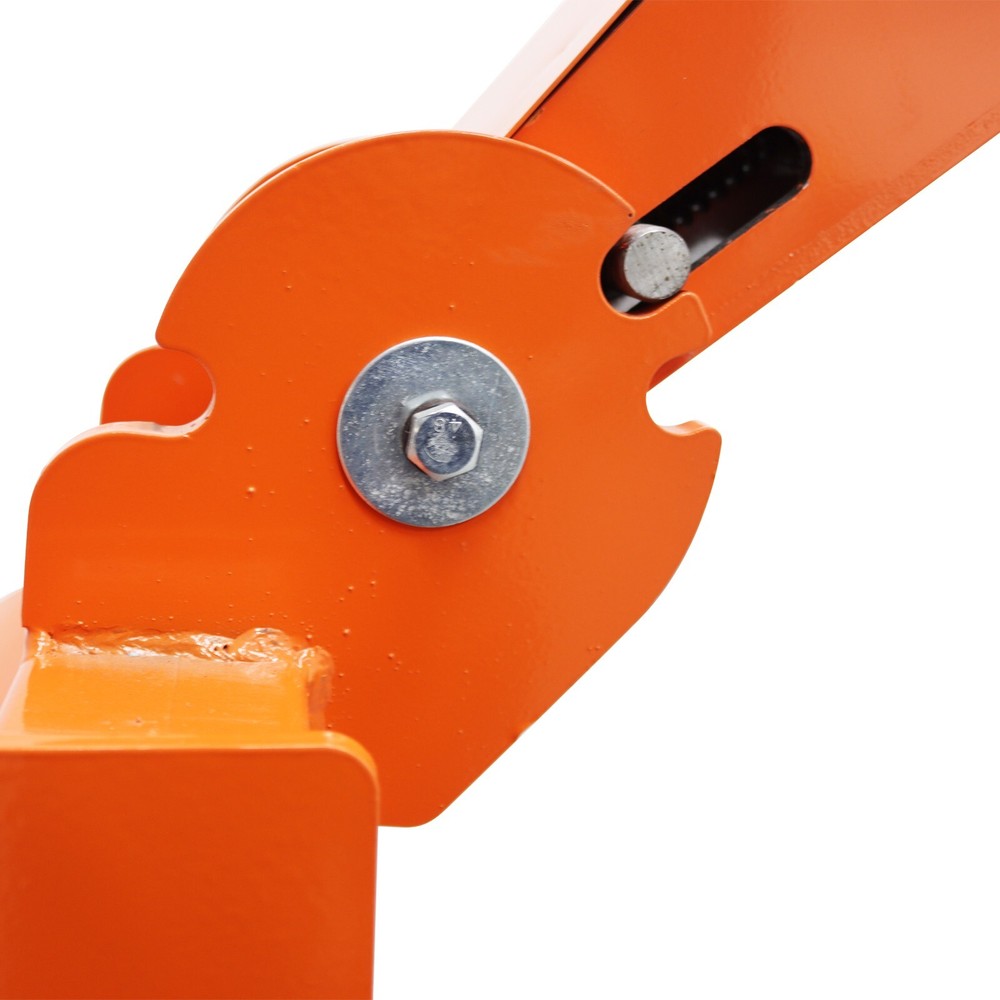 220V Floor Grinder&Trimmer Machine W/Foldable&Adjustable Arm for 12.99" Width