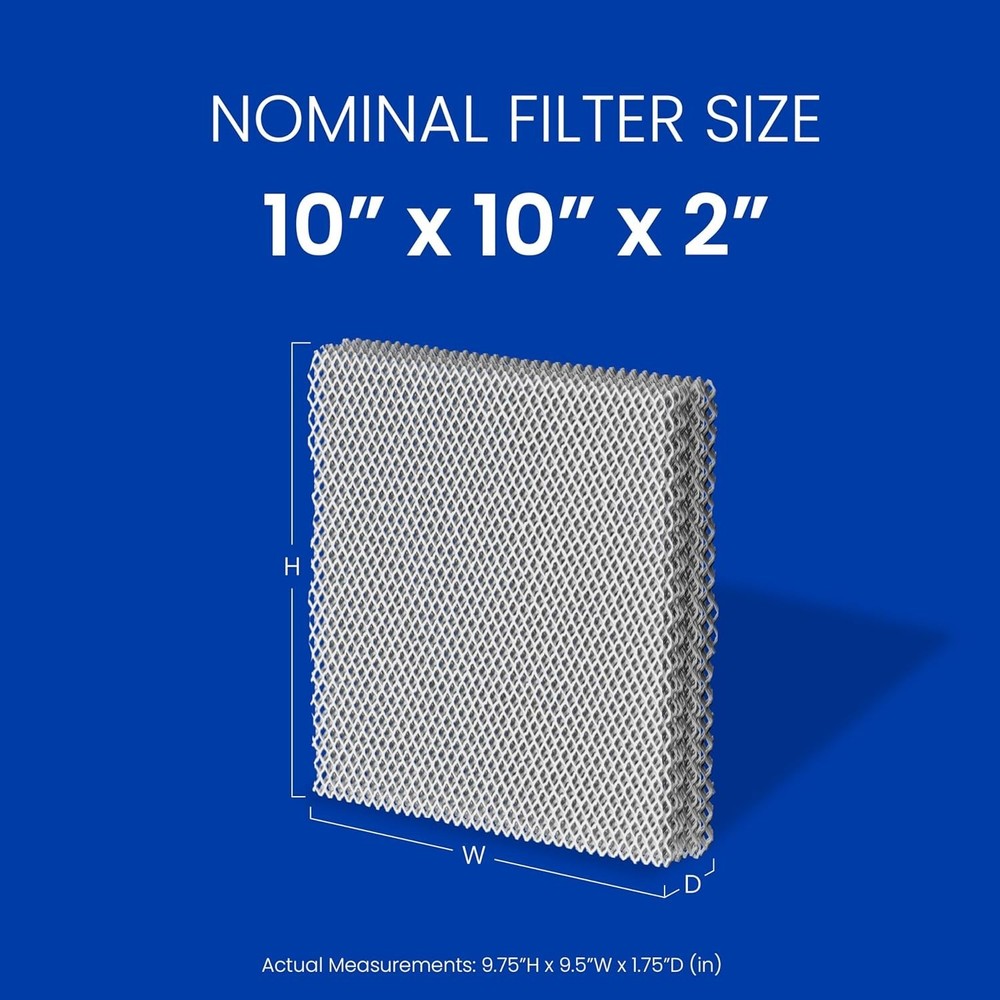 10 Water Panel Humidifier Filter Replacement for Whole-House Humidifier Model...
