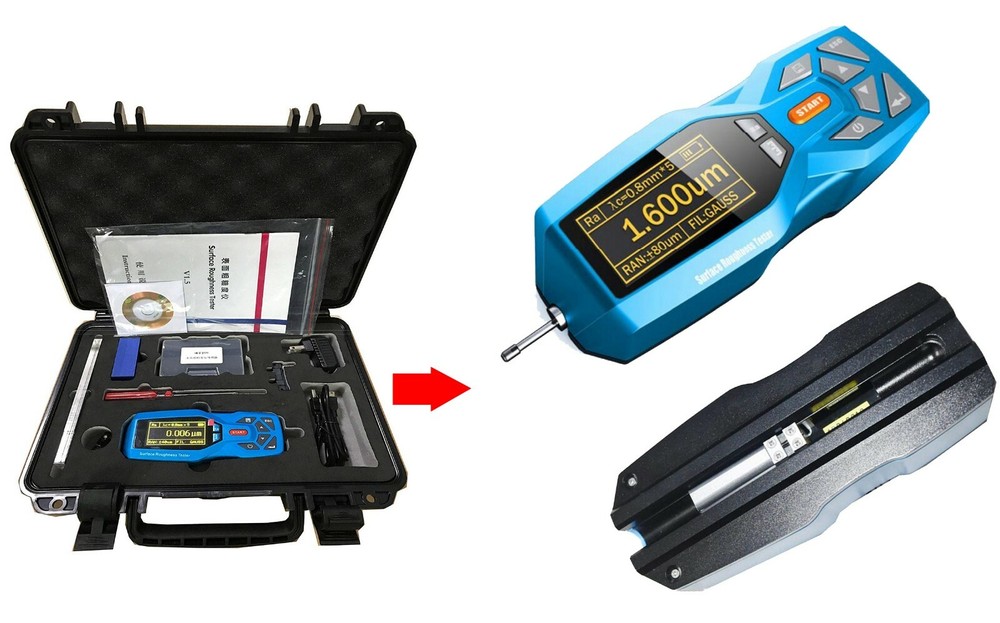 Surface Roughness Tester Gauge Profilometer Tester 14 Parameters Measure