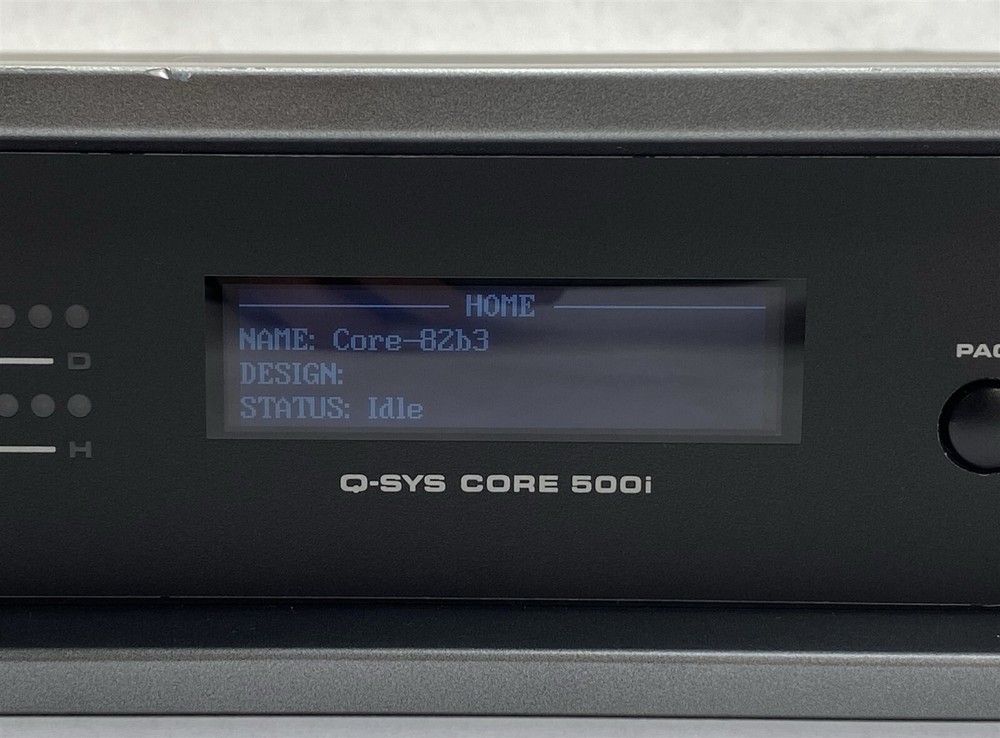 QSC Q-SYS Core 500i Integrated System Platform Processor w/ 7*CIML4 1*COL4 Card