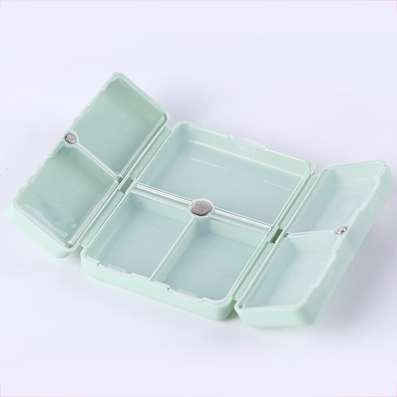 Foldable 7 Days Pill Case A Week Pill Box Tablet Storage Case Container
