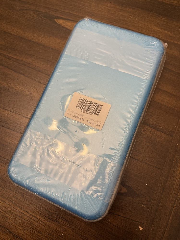Blue Solid Rectangle CD/DVD Storage Case Organizer, 96 Capacity / 96 Slots