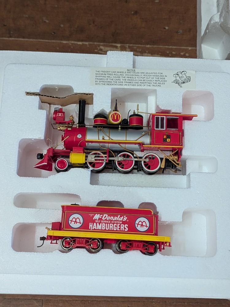 Hawthorne Village McDonald's 50th Train Set Tracks & Control (8 Train Pc + More)