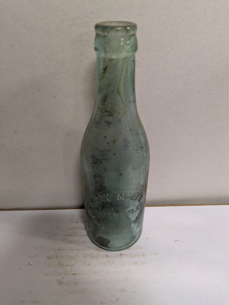 7oz Mary Maher Cap Top Bottle, Shamokin PA