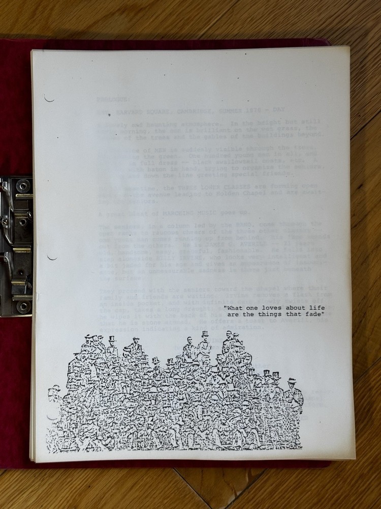 Michael Cimino Original Production Shooting Script For HEAVEN’S GATE 1979
