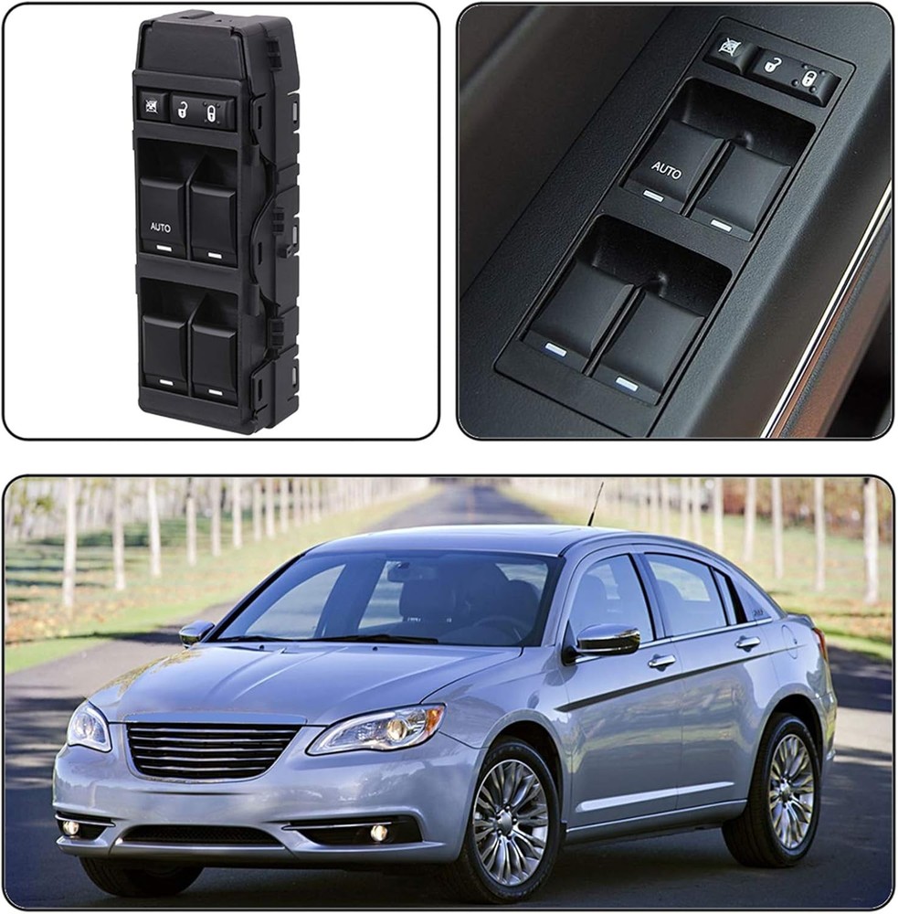 Obaee Power Window Switch Front Left Driver Side, Compatible with 2008-2013 Dodg
