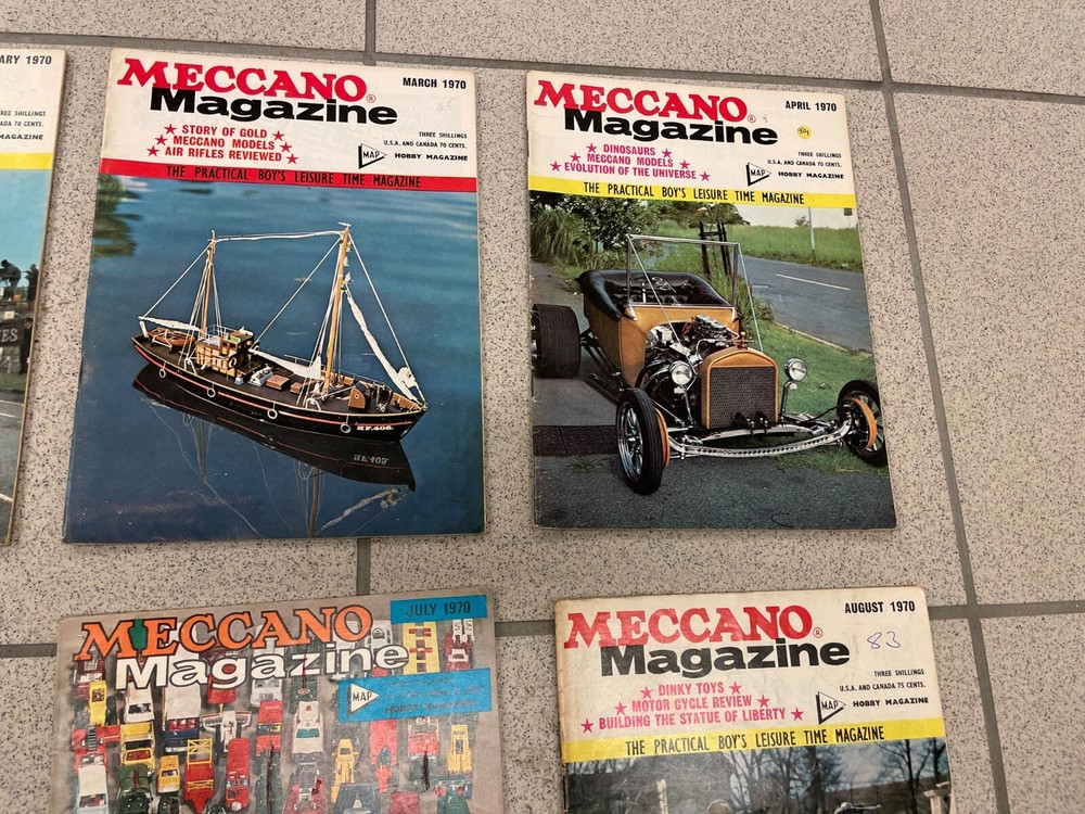MECCANO Magazines - Complete Year for 1970