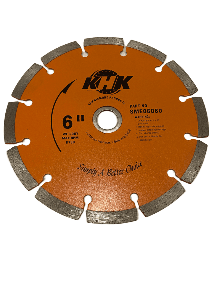 2 Pack 6" Diamond Saw Blade Cutting Concrete Bricks Stones Premium Segmented
