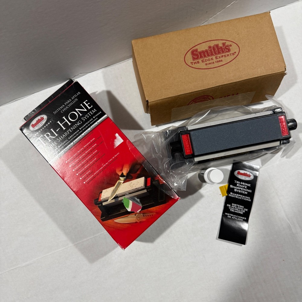 Smith’s Tri-Hone Sharpening System For Knives & Tools TRI6