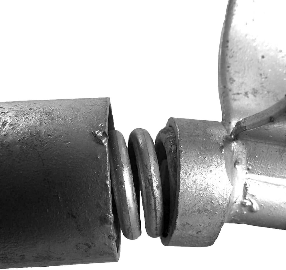Secure Swing Chain Link Gate Hardware - Fits 1-3/8" Frame, 2-3/8" Post