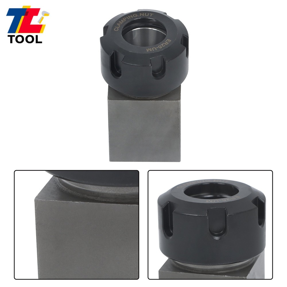 Square Collet Block Holder ER25 Fit for Precision Machining Work