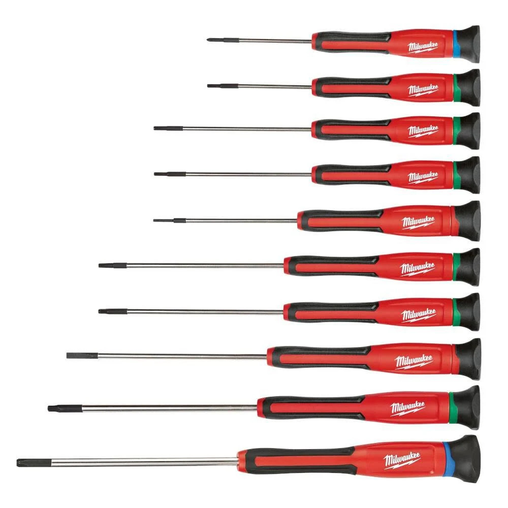 Milwaukee 10Pc Precision Screwdriver Set