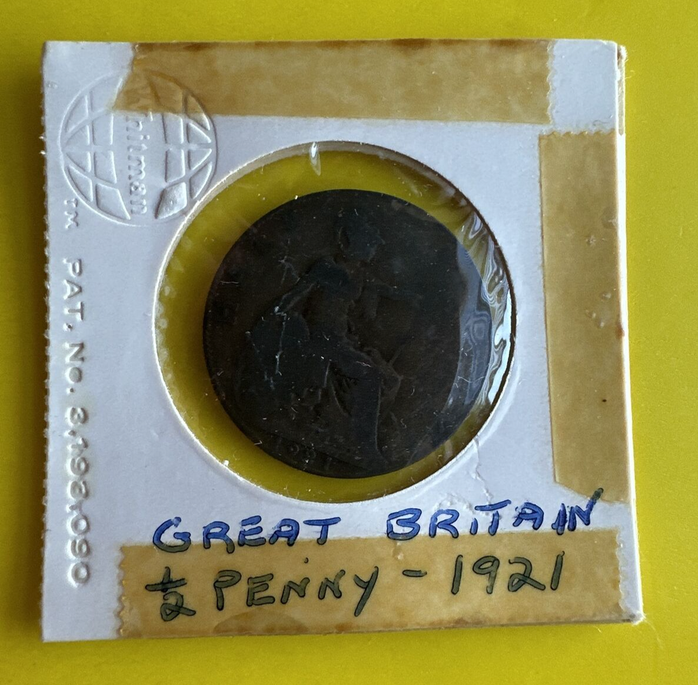 1921 Great Britain 1/2 Penny - World Coin