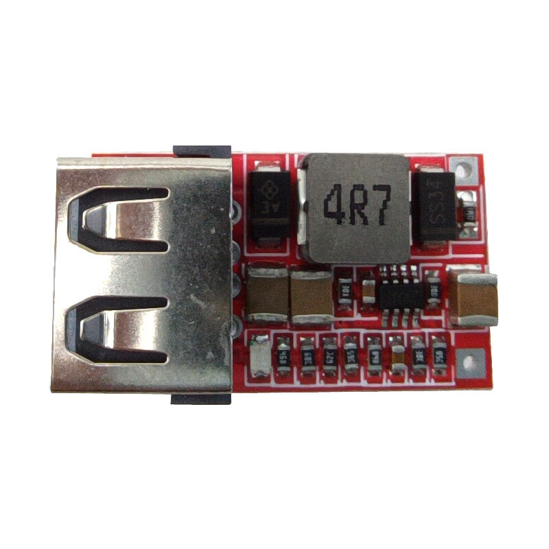 6V-24V Input to 5V 3A USB Charger Module DC Step Down Module Solder Board Buck