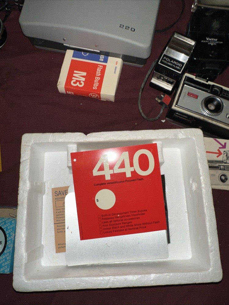 vintage cameras & accessories lot