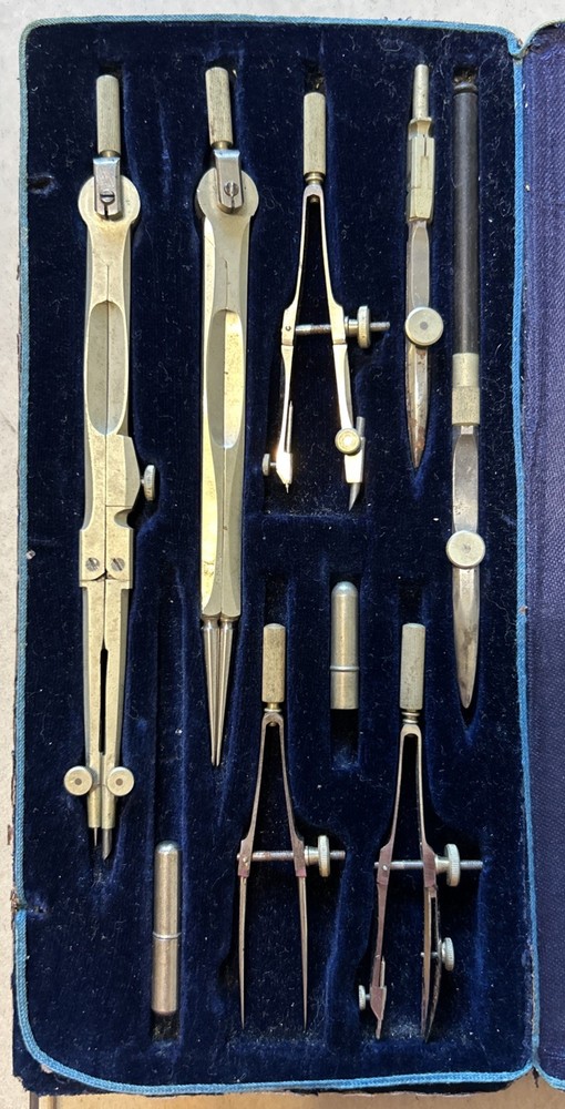 Vintage Schoener, Germany Mechanical Drafting Tool Set