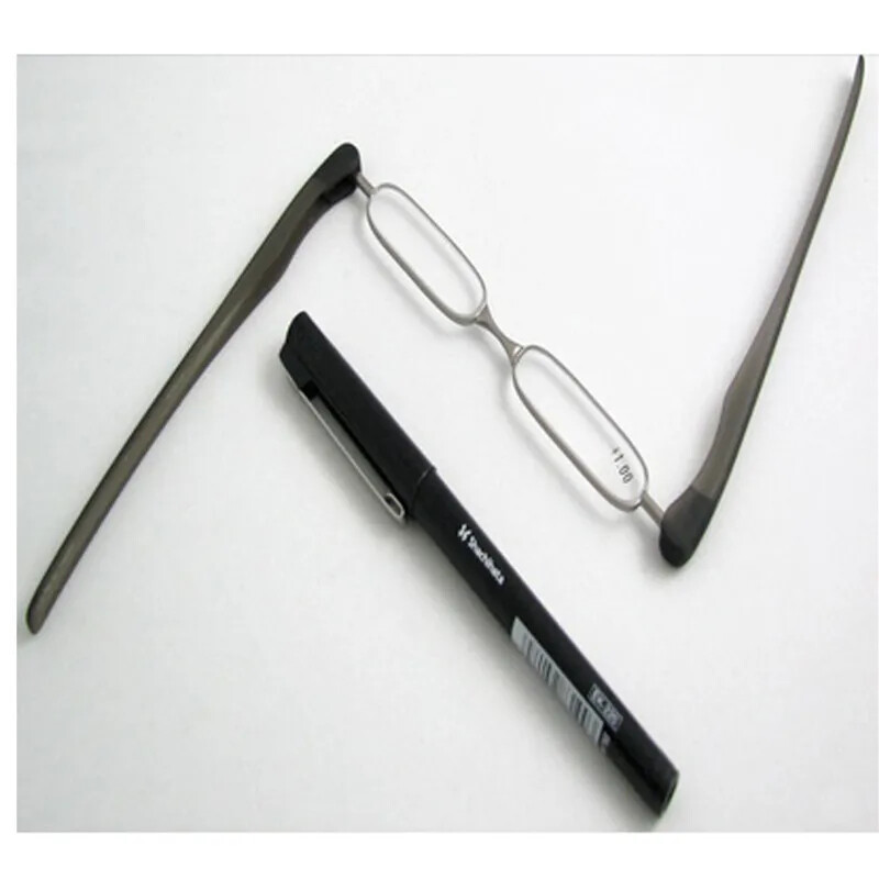 3 Pack Slim Mini Reading Glasses Pocket Retro Reader with Case Portable
