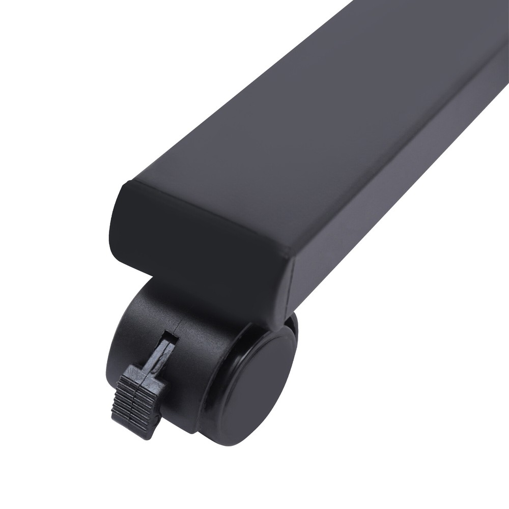 Adjustable Rolling Laptop Desk Mobile Computer Stand Bed Side Table Desk
