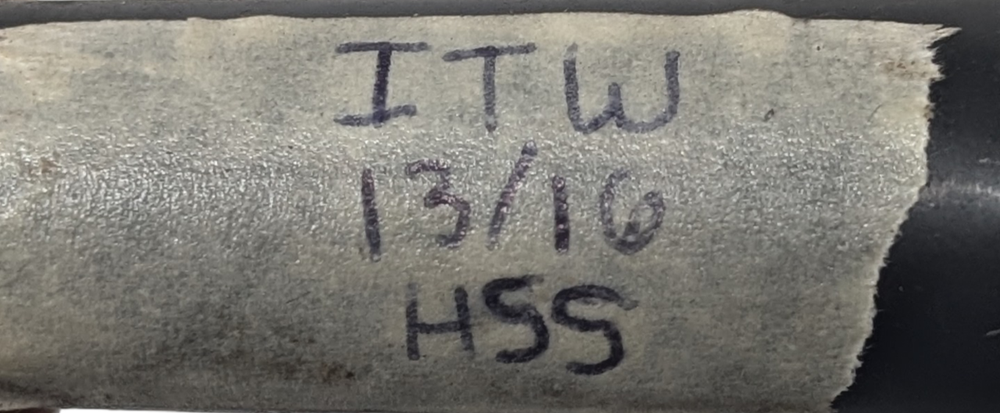 ITW 39/64" High Speed Drill Bit Morse #2 Taper