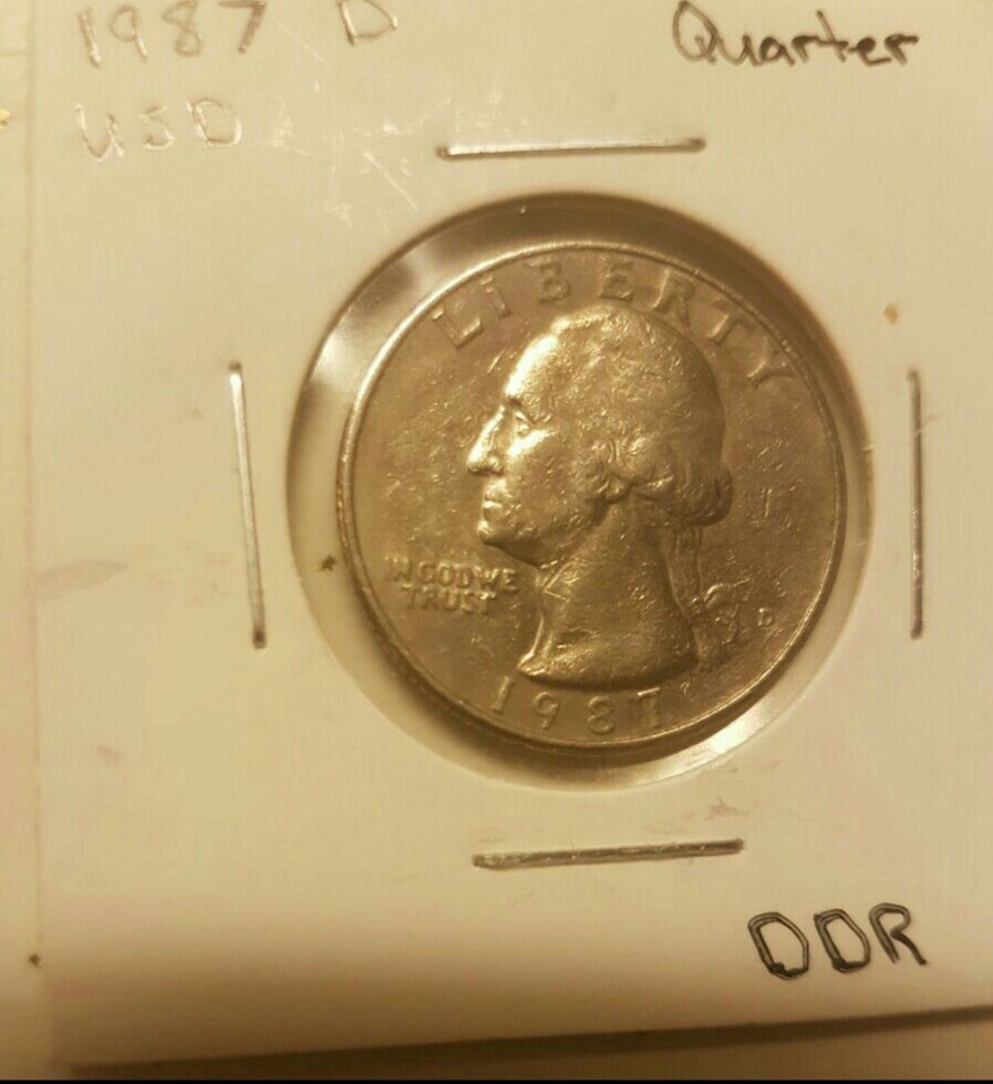 1987 Quarter D DDR Rare