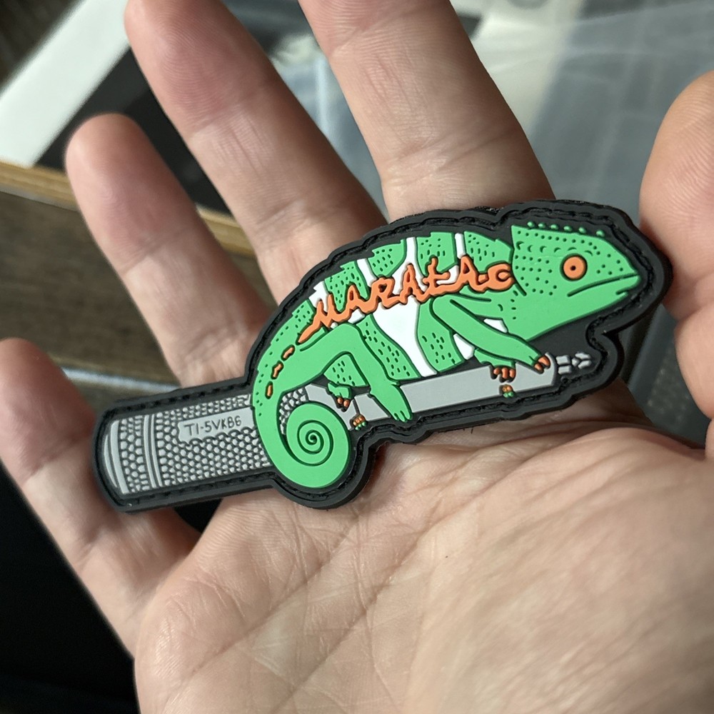 Countycomm Government Products Group hook n loop Patch 4” Aviation Lizard Cool!