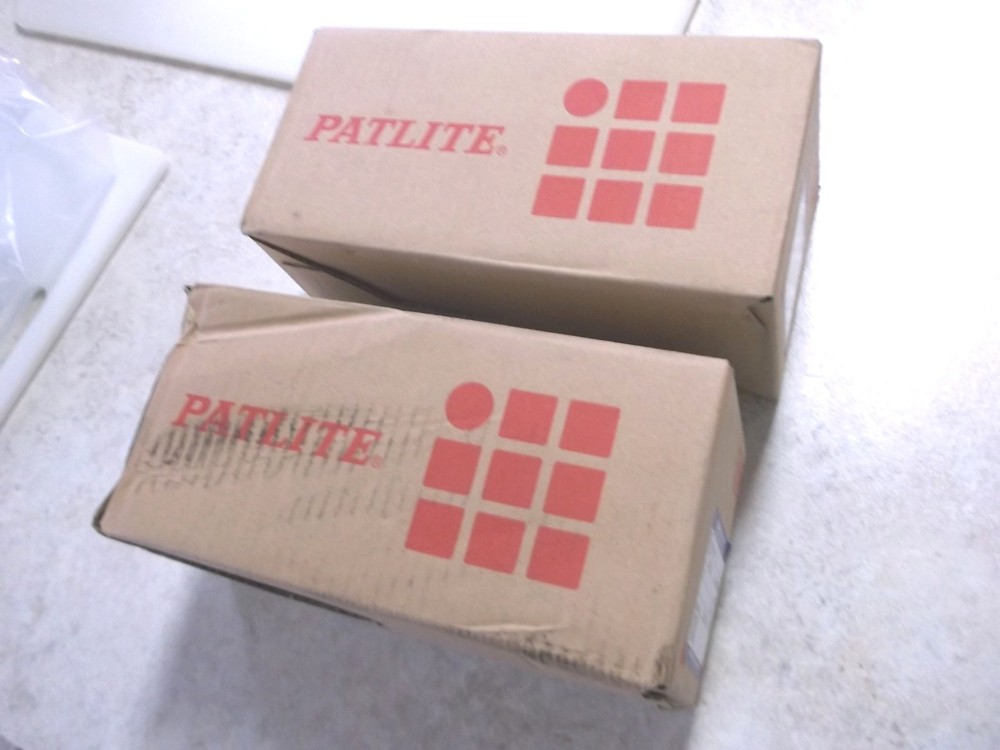 Patlite KJSB-102 Cube Style Stack Light Status Indicator (Pair) NIBox