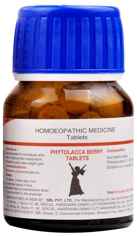 SBL Phytolacca Berry Tabs (25gm)