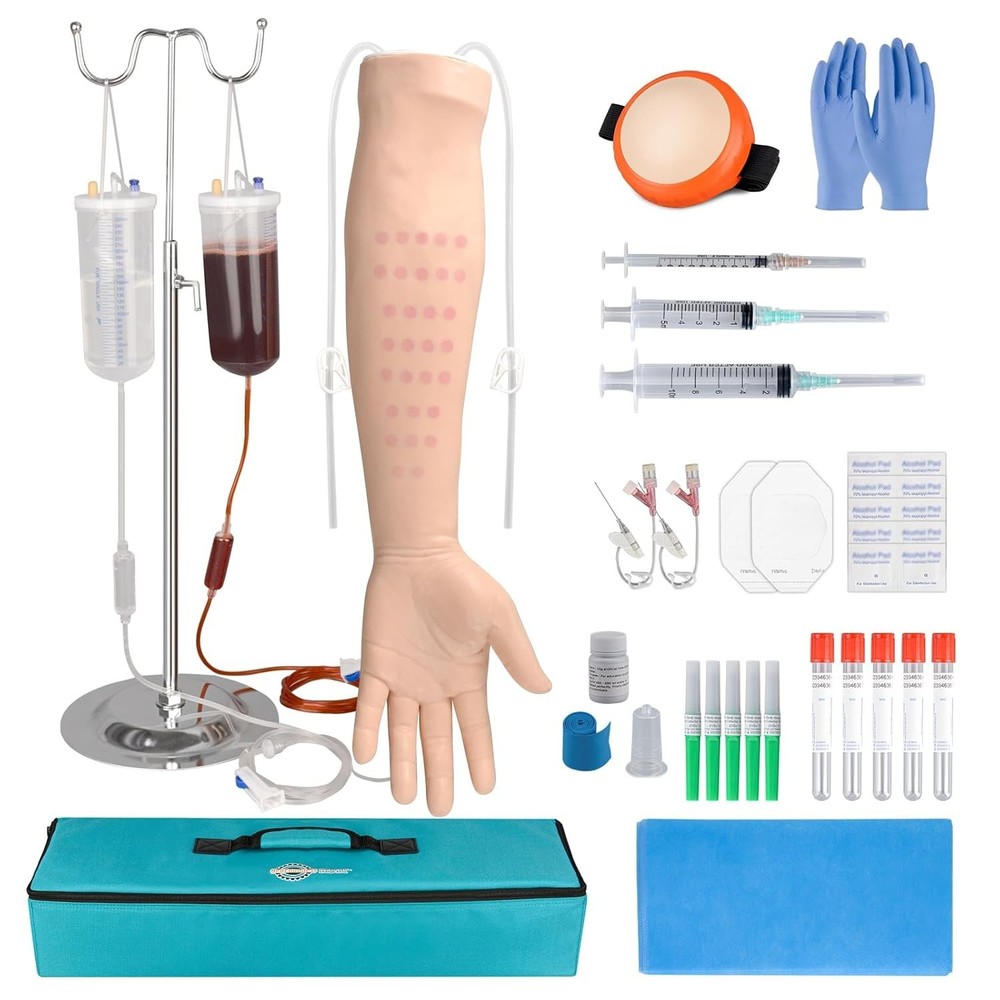 Intravenous Practice Arm with 30 Injection Points for Enhanced Medical Training