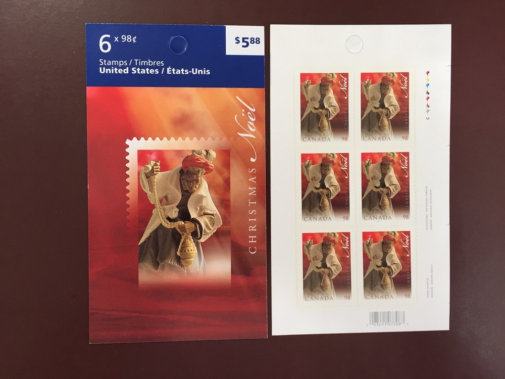Canada Stamp Booklet - 2009  98-cent CHRISTMAS: THE NATIVITY SCENE  Booklet of 6