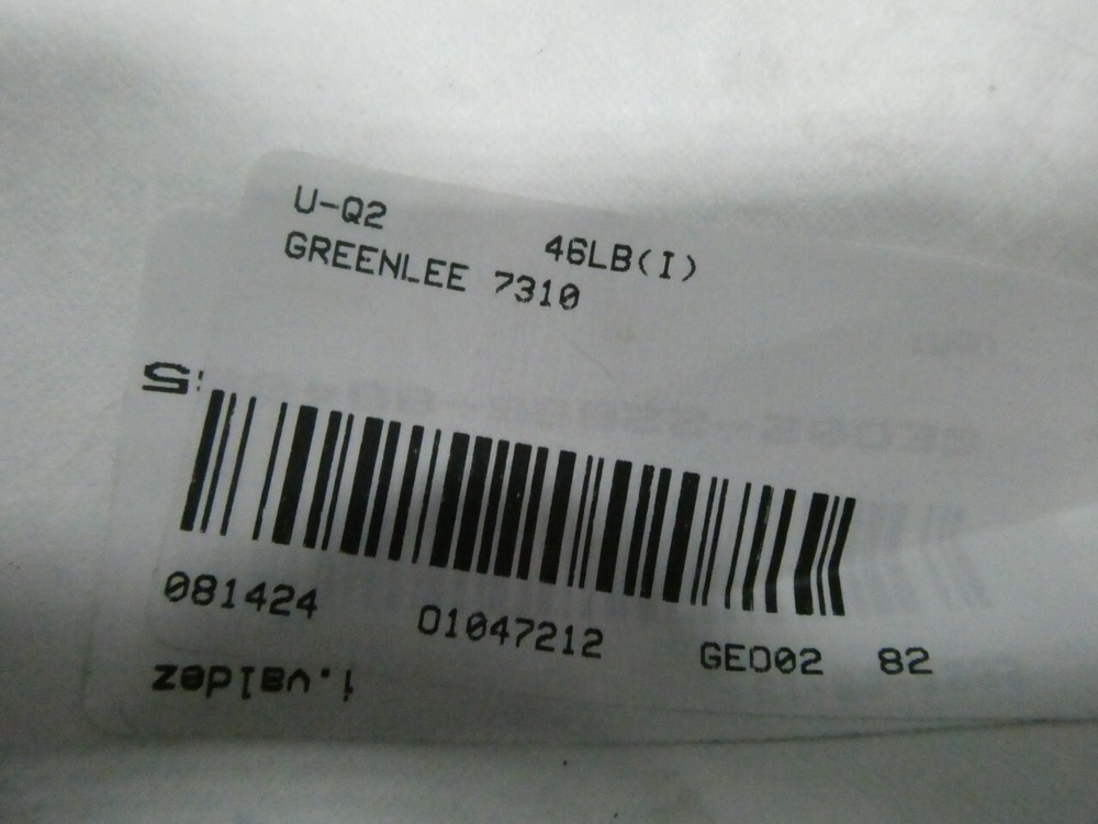 Greenlee 7310 Hydraulic Knockout Punch Driver Set 1/2" - 4"