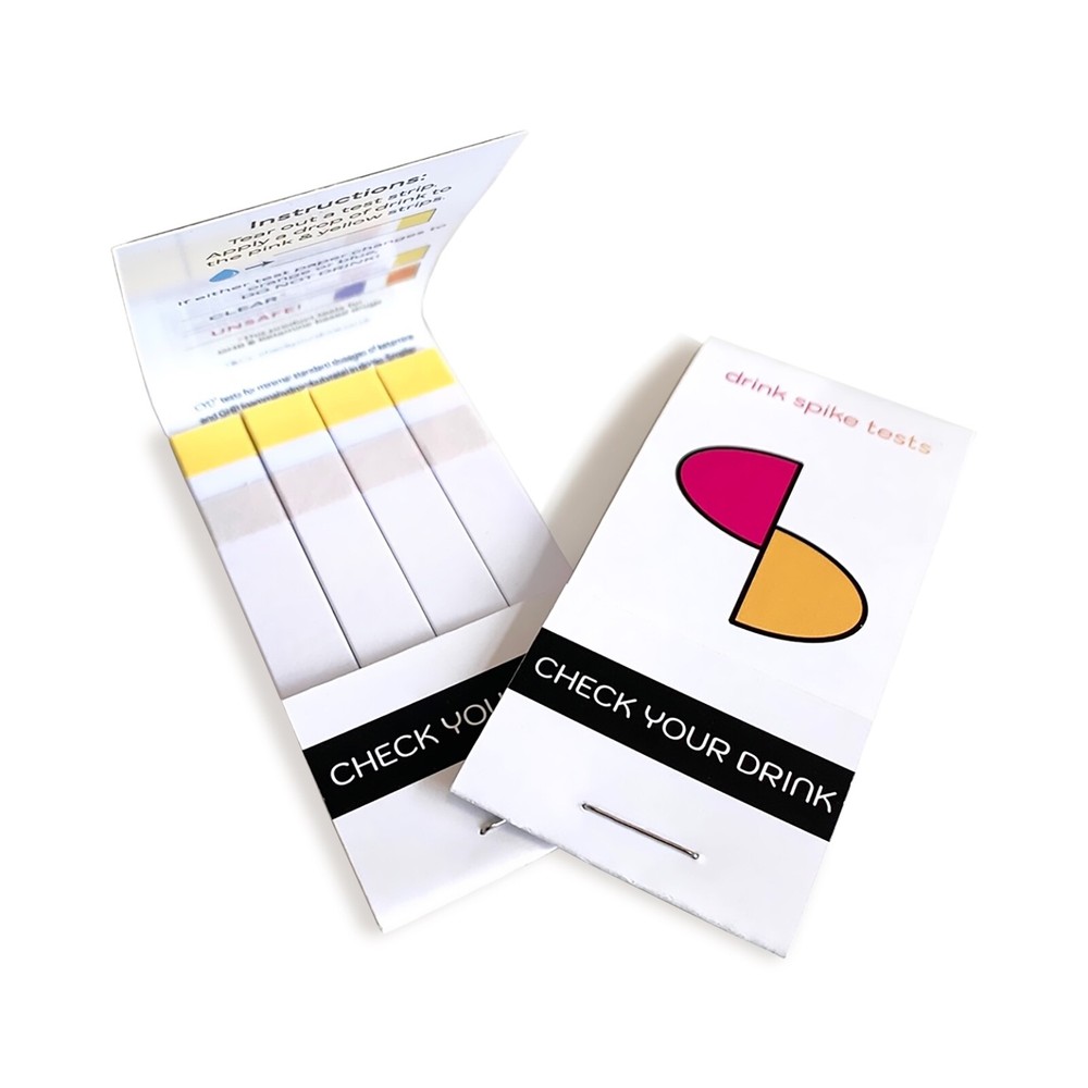 Check Your Drink Test Strips Check for GHB and Ketamine Quick Results Stay Safe