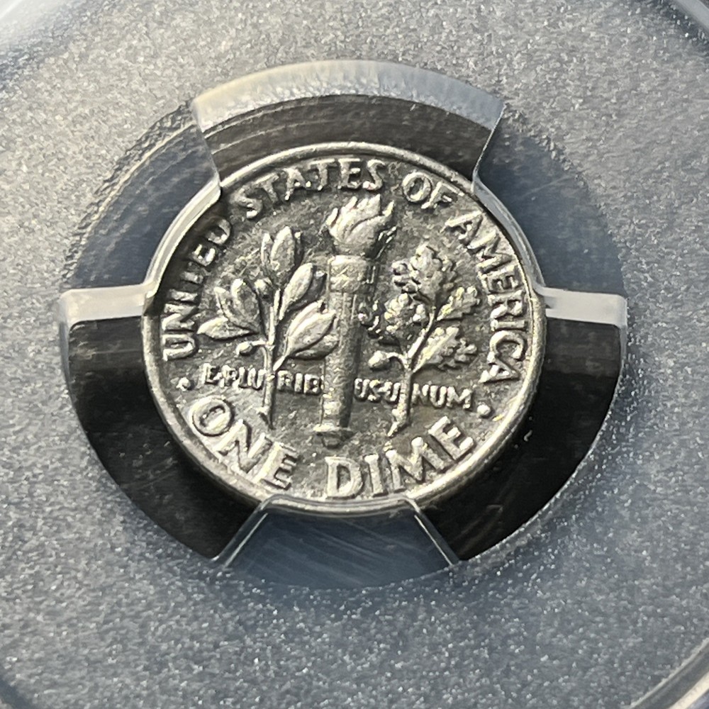 1988 P Dime AU55 PCGS Graded
