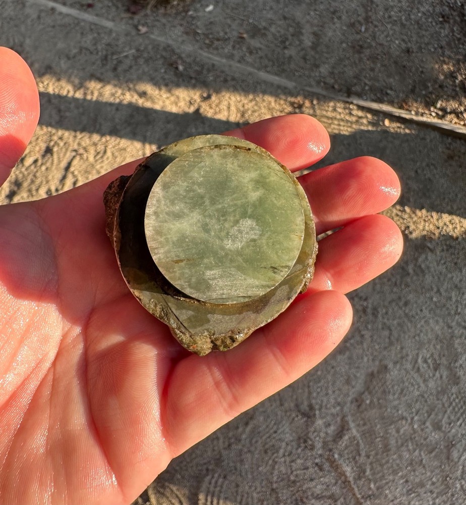 Old Stock Burmese Jadeite Rough, Core Drill, Cabbing/Lapidary