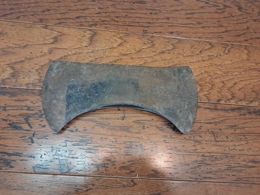 Vintage Unmarked Double Bit Axe Head Head 3lbs 7oz Os261