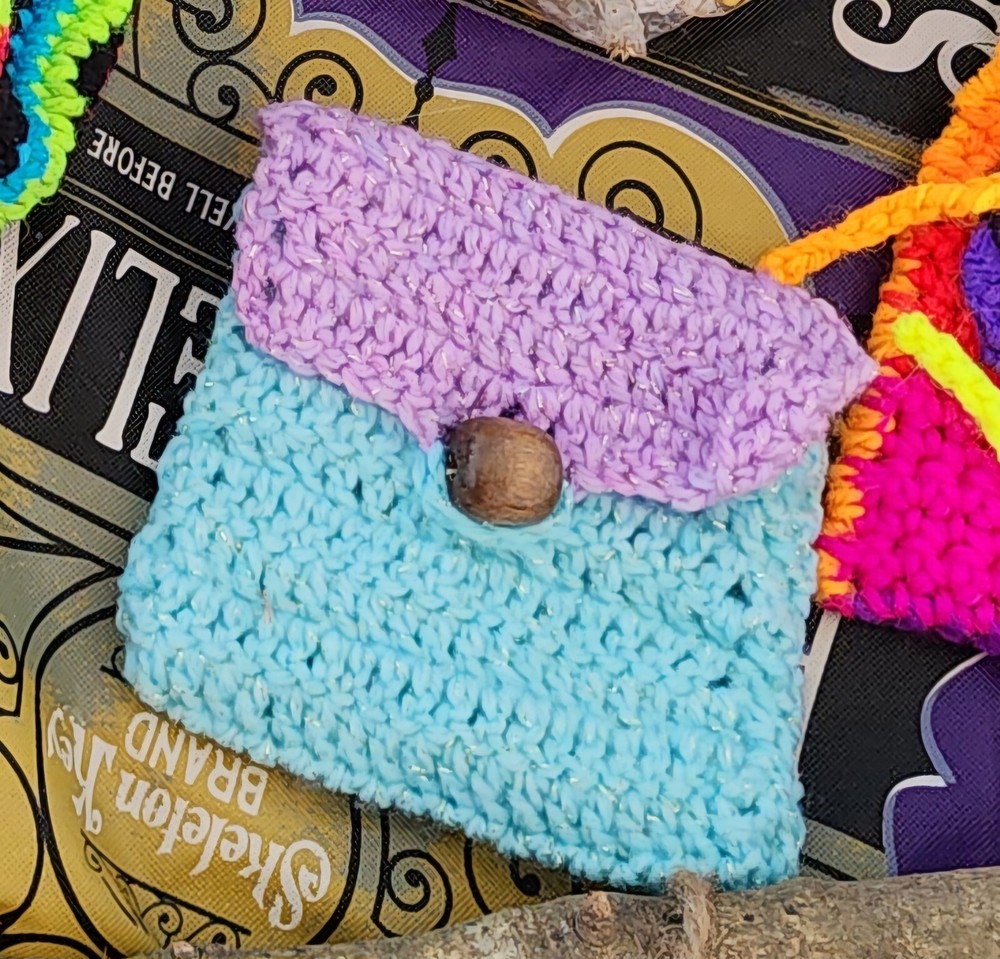 Oracle Tarot Cards Storage Bag Holder Crochet Handmade