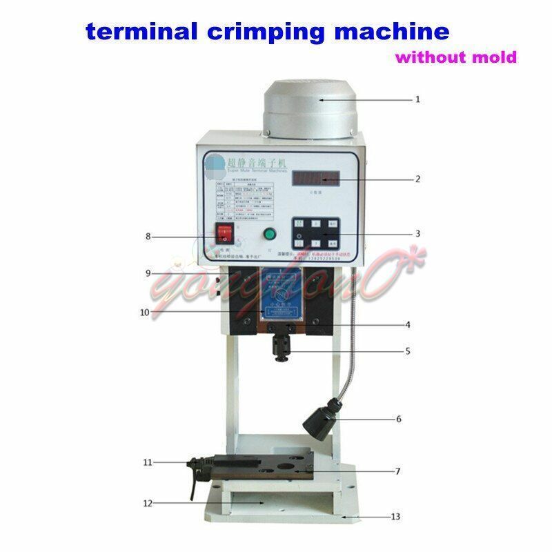 1.5T Automatic Wire Crimping Machine Low Noise Terminal Crimping Machine 220V