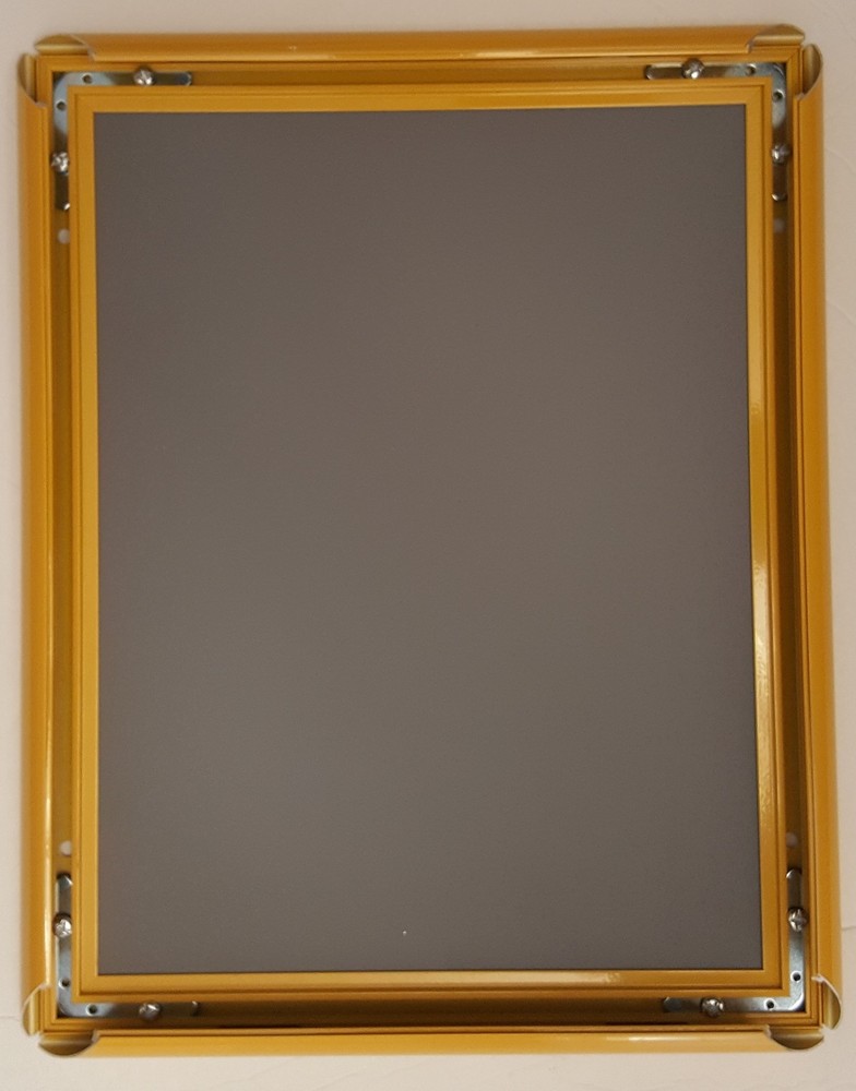 Yellow Snap Frame 8 5x11 Inches Front Loading Quick Poster